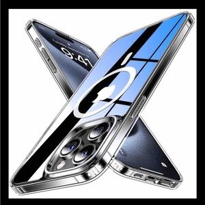 Clear Case Apple iPhone 15 Pro Magnetic Cover Ultra-Slim Anti fingerprint/Shock
